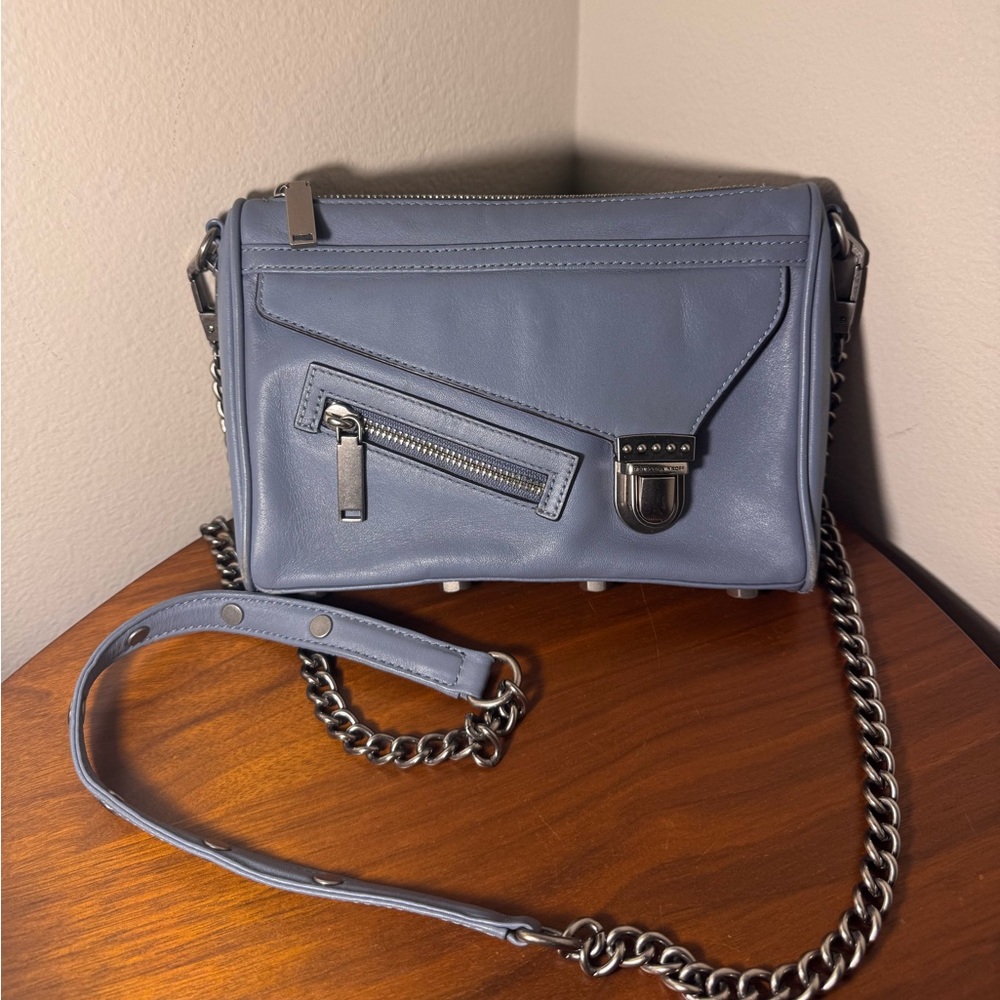 Rebecca Minkoff Jamie Crossbody Bag in Dusty Blue
